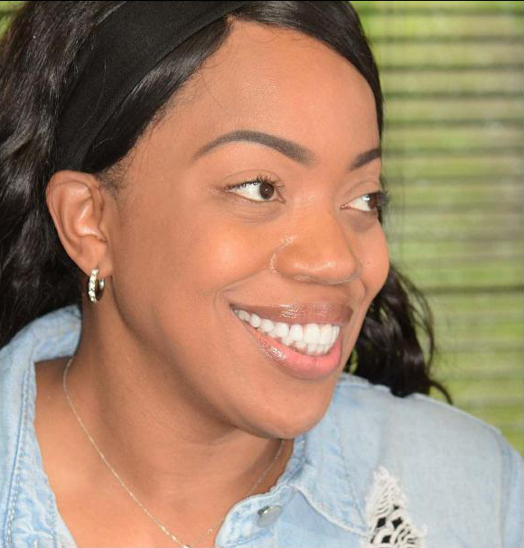 Patient after smile makeover procedure